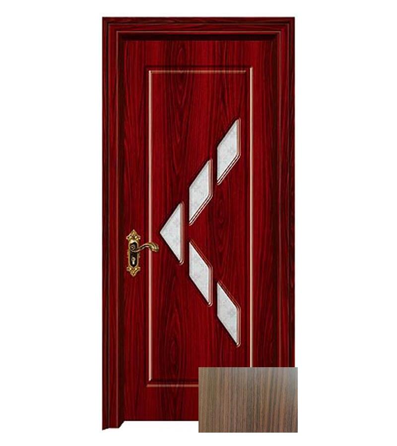 door with glass  KM-138 Size  215*80*4 color  Walnut (7-5)