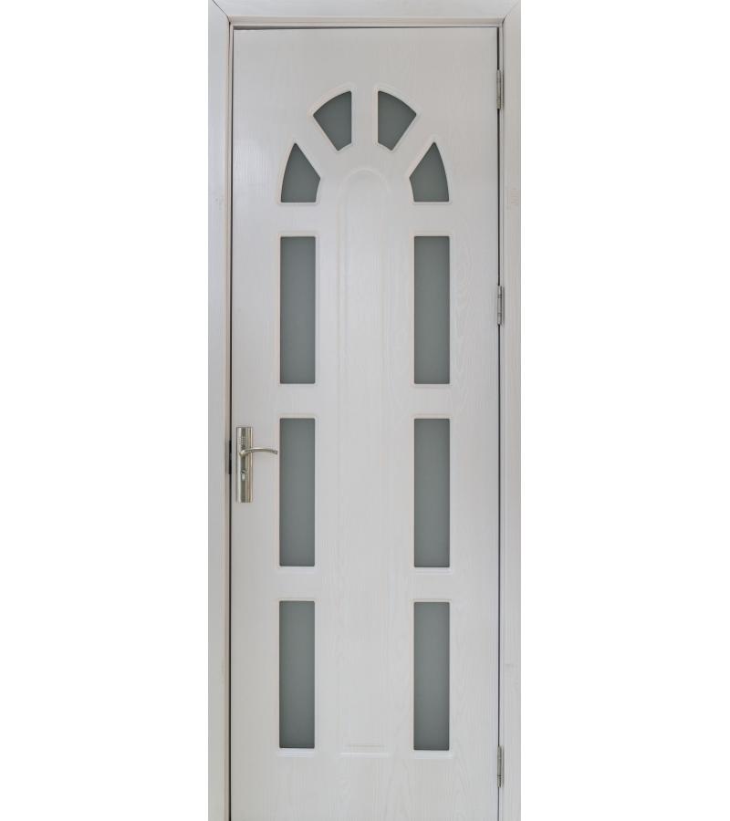 door with glass  KM-709 Size  215*80*4 color  Pearl  White (AKC-021)