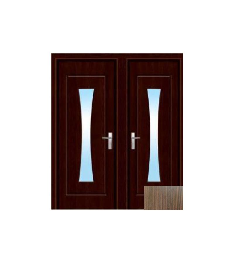 door with glass  KM-707 Size  215*80*4 color  Walnut (7-5)