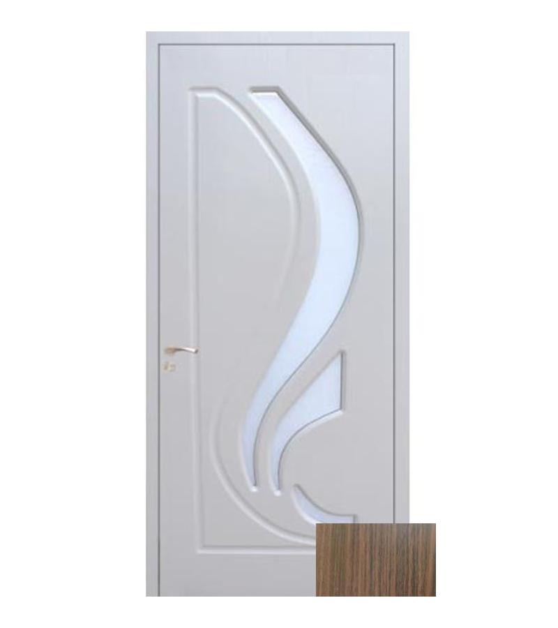 door with glass  KM-808 Size  215*80*4 color  Walnut (7-5)