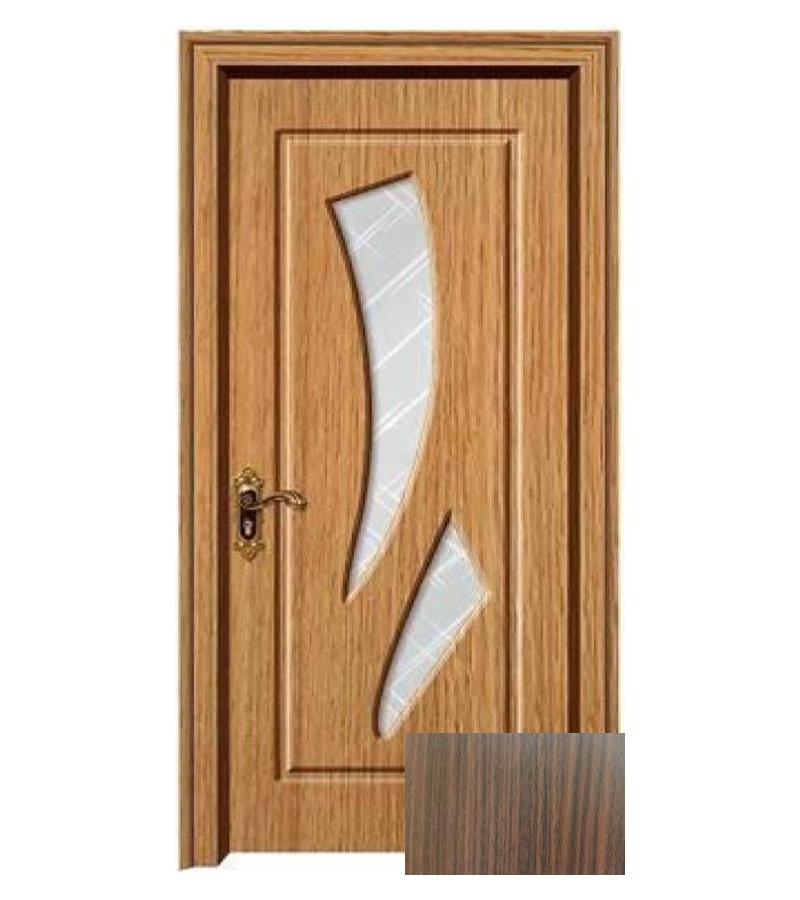 door with glass  KM-277 Size  215*75*4 color  Walnut (7-5)