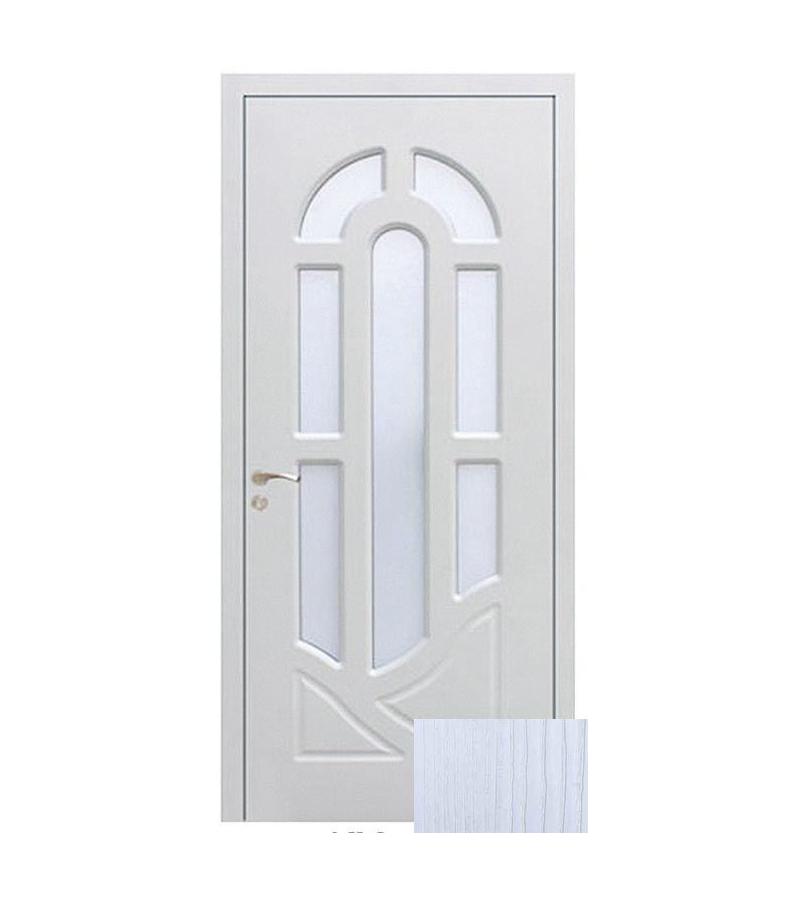 door with glass  KM-288  Size  215*70*4 color Pearl White (AKC-021)