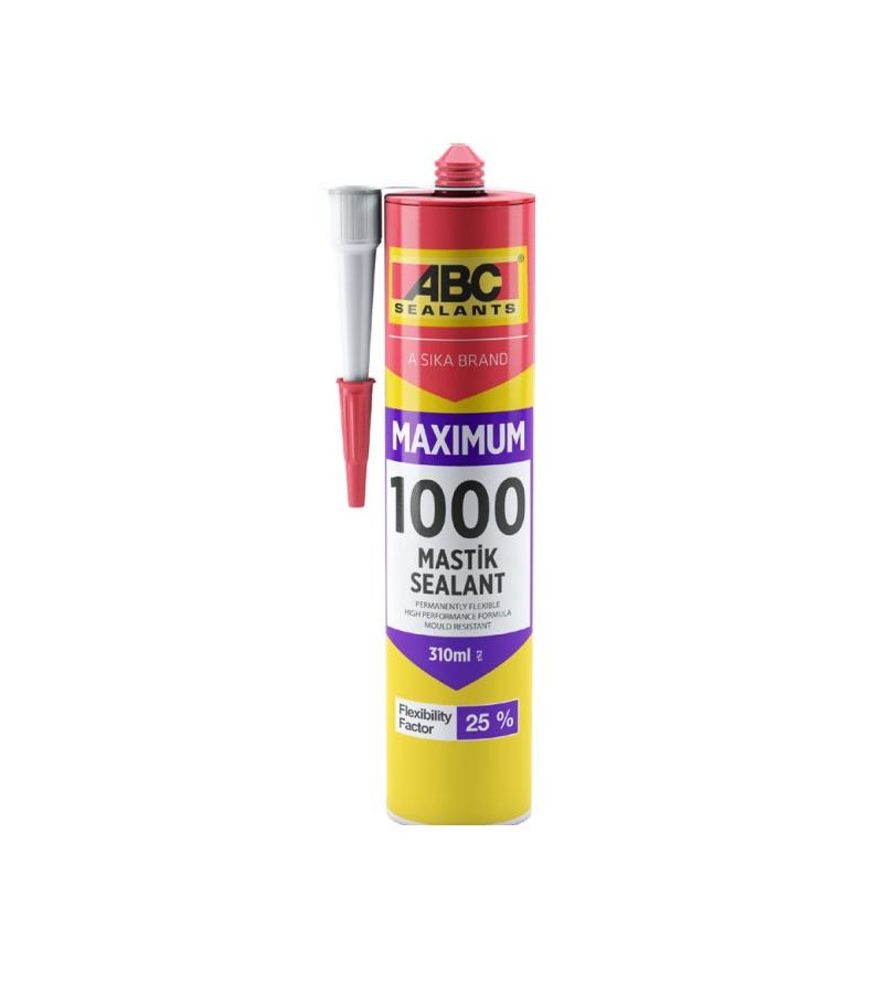 ABC 1000 MAXIMUM აკრილის მასტიკა  310მლ.    ABC SEALANTS