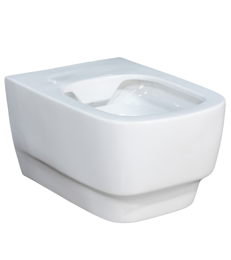 Wall mounted toilet BELLO RIM-ART #100214-101 53 cm white