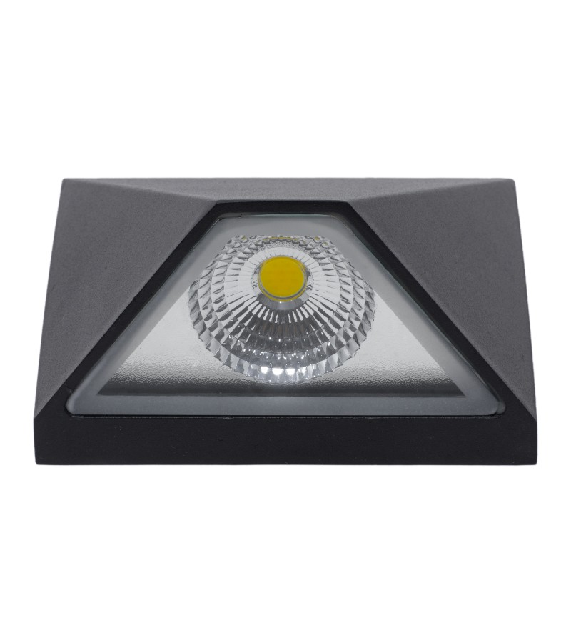 გარე განათება  LED  კედლის  LO-10  შავი  5W