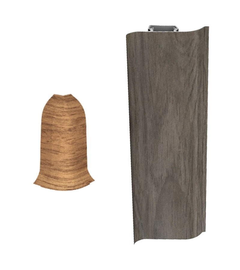 Outer corner plinth # 6071 ДУБ КАКАО Декопласт