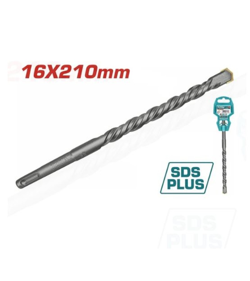 Сверло Перфоратор Пабедит 16*210мм #TAC311602 TOTAL