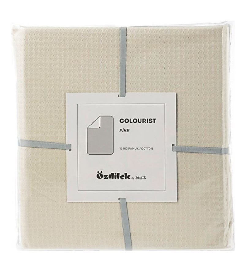 Thin bed cover 1 PIKE color. CREAM Bitter. OZDILEK