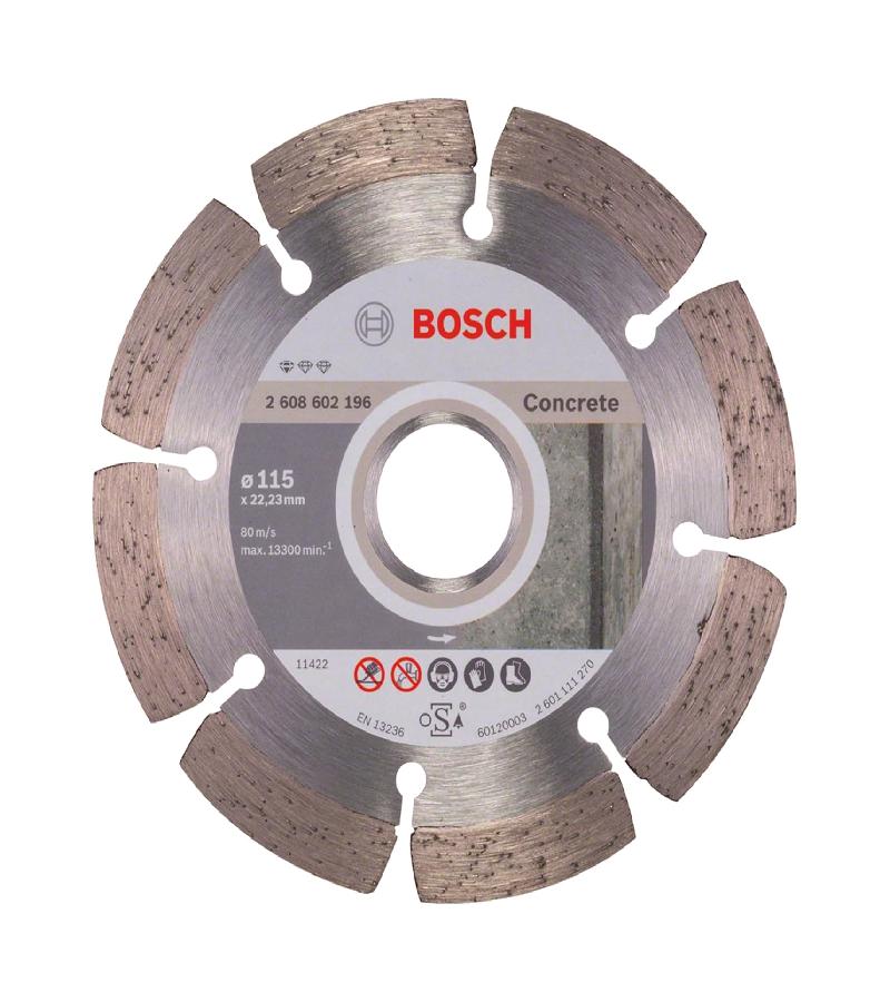 ალმასის საჭრელი დისკი  115x22.23x1.6 mm   #2608602196    მწარ. BOSCH