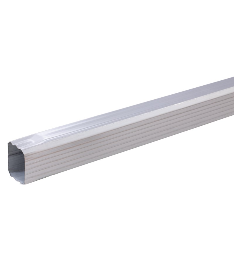 ნაგლინის საწვეთურის მილი 8*10 ოთხკუთხა  3მ  (9006)