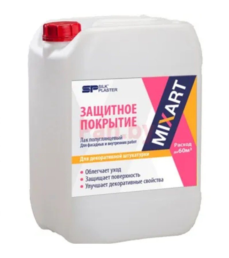 ლაქი MixArt   5ლტ   მწარ.  Silk Plaster