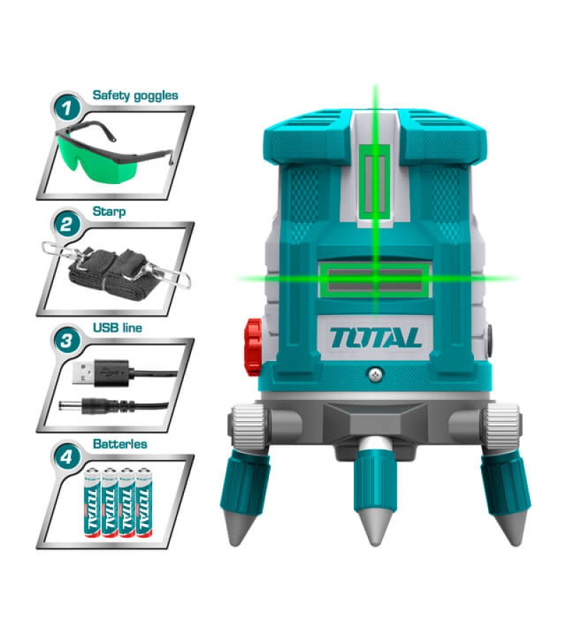 Laser (0 - 30m) Green #TLL305205 ​​Bitter. TOTAL