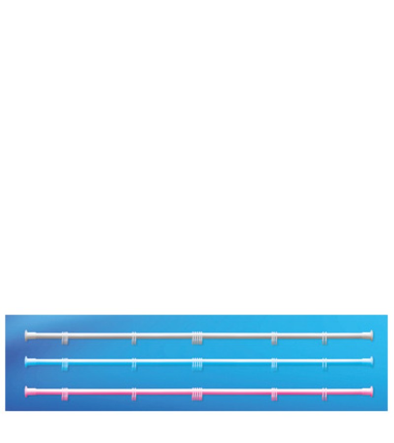 Bathroom curtain pipe 220 cm BB-220 dark. OZBEST