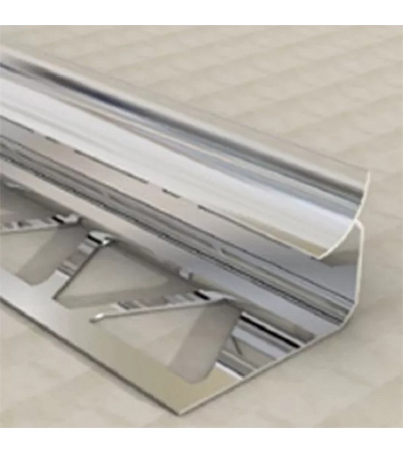 Алюминиевый внутренний уголок для плитки SMT-1012 12мм 2,7м глянцевый темный. САМЕТ