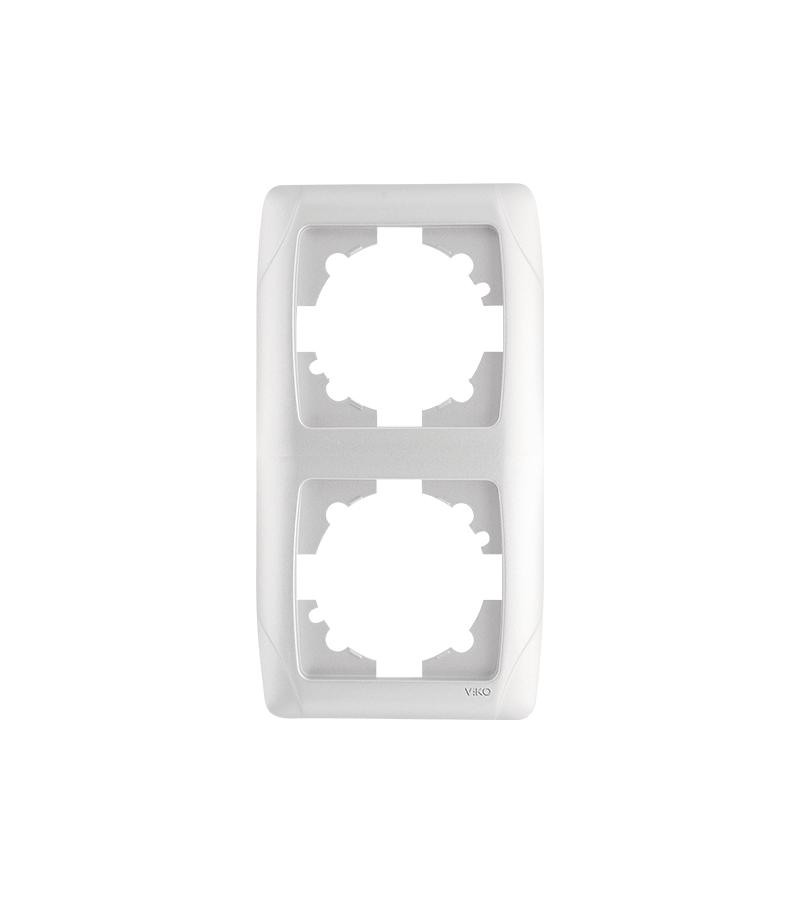 Switch-rosette edge VIKO CARMEN 2 white