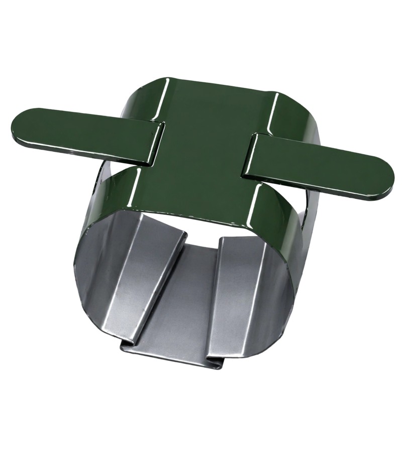 ნაგლინის საწვეთურის მილის სამაგრი (მწვანე)