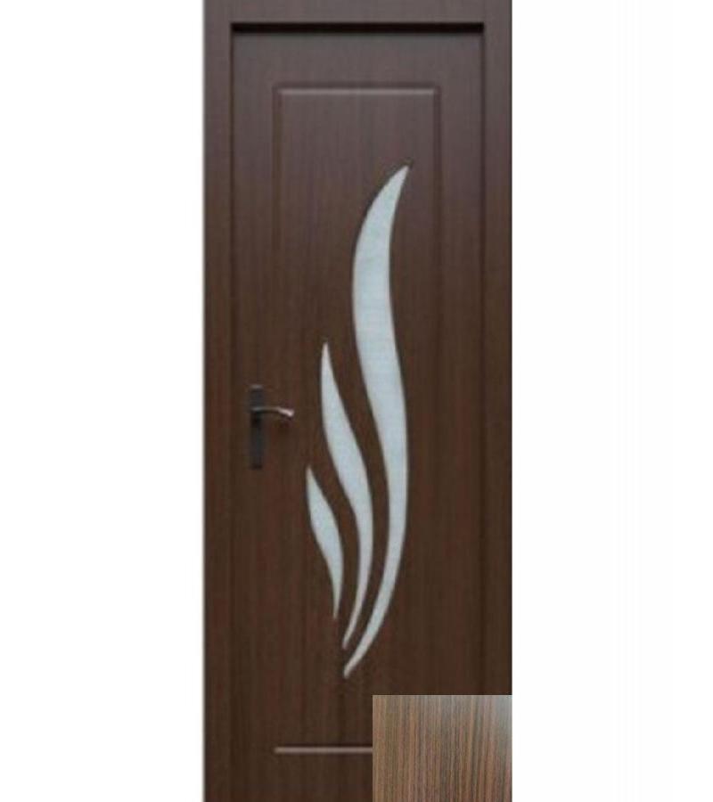 door with glass  KM-708 Size  205*70*4 color  Walnut (7-5)