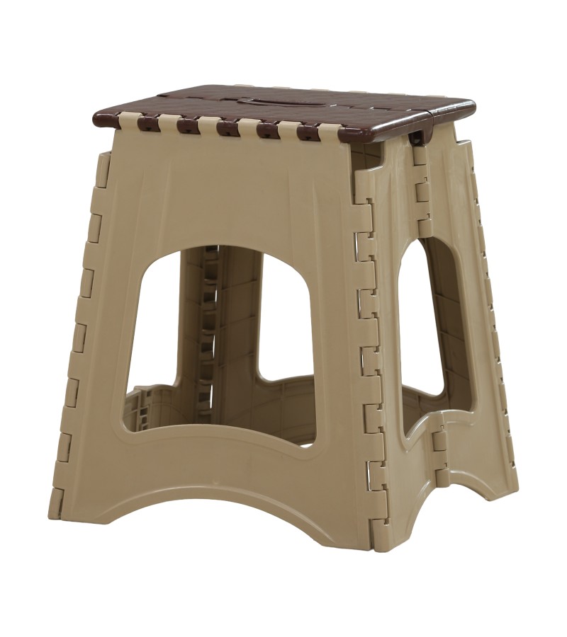 პლასტმასის საკეცი სკამი  4663  ფერი. BEIGE    SENYAYLA