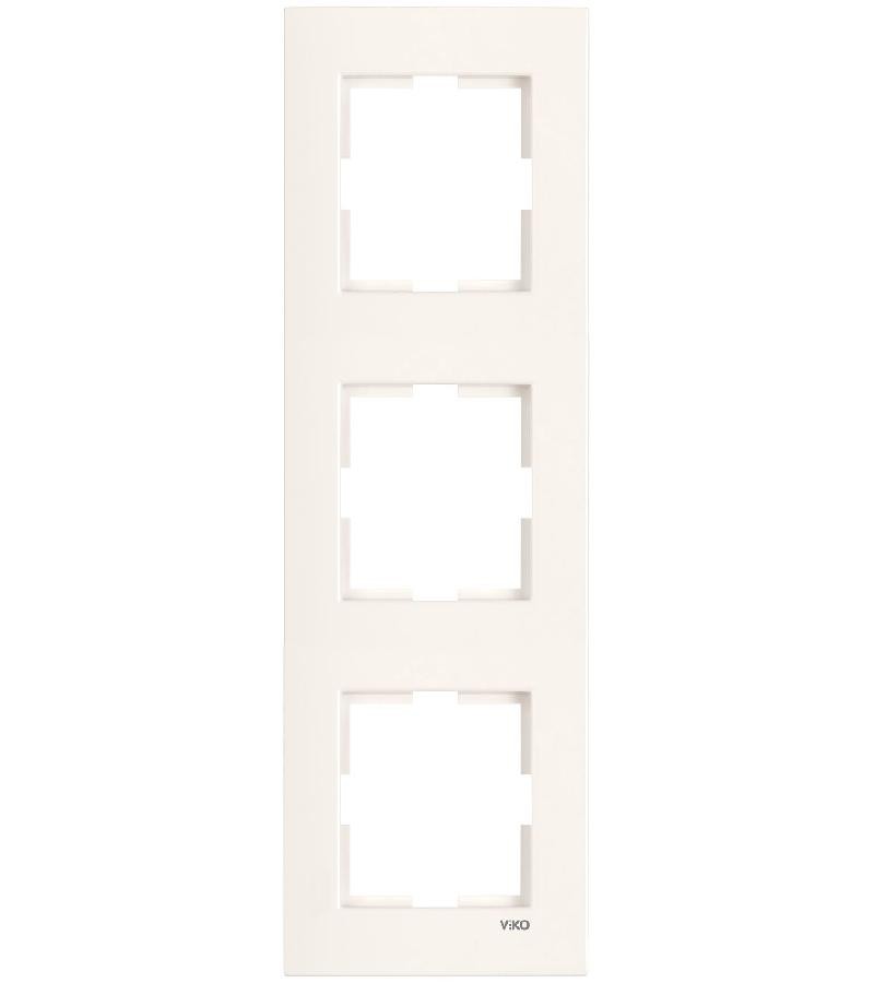 Switch-rosette edge VIKO KARRE 3 cream