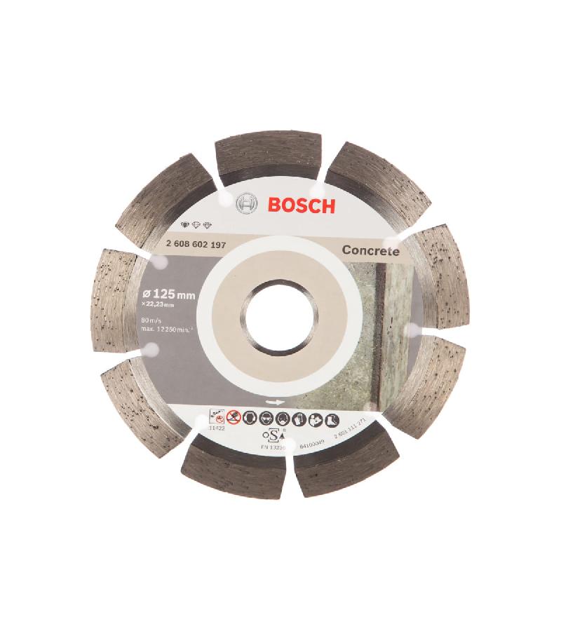 ალმასის საჭრელი დისკი  125x22.23x1.6  mm   #2608602197    მწარ. BOSCH