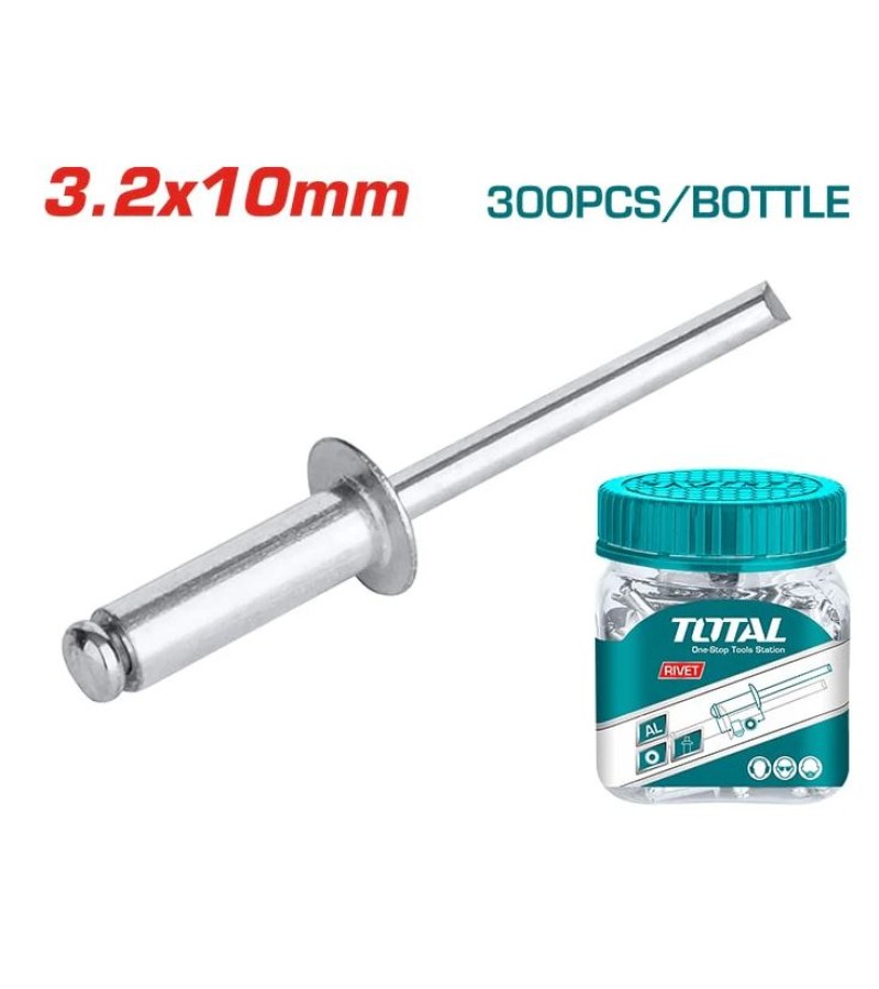 მოქლონების ნაკრები  (300ც)  3.2*10 მმ'  #WJRT3201011   TOTAL