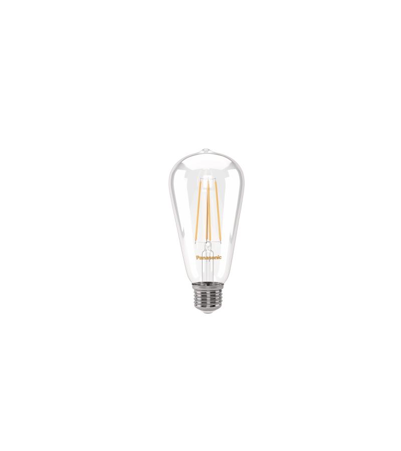 ნათურა  LED  E27 ST64 EG цвет.  2700K   7 W   #LDSCH07LH1EC    Произв. Panasonic