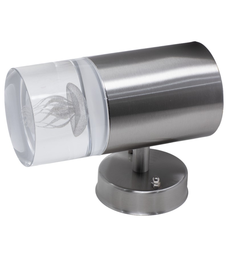 Outdoor lighting LED wall LO-27 nickel