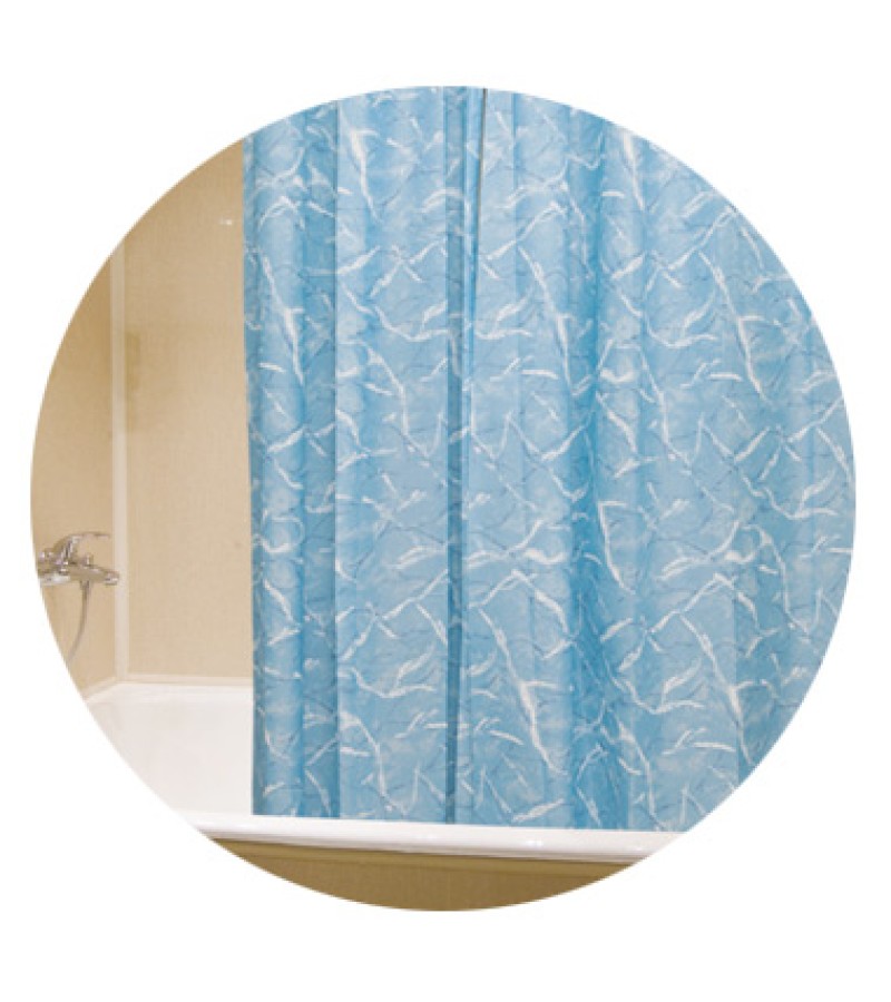 Штора для ванной комнаты ВР-001 темная. ОЗБЕСТ