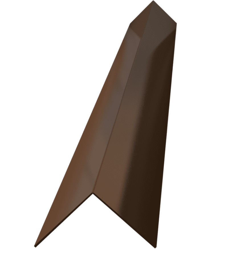 ალუმინის კუთხე  10მმ  2,7მ  BRONZ   მწარ.  PROPLAST 