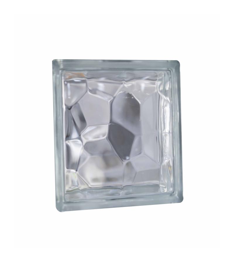 >მინის ბლოკი   WATER CUBE CLEAR   190მმ*190მმ*80მმ    REBELI  