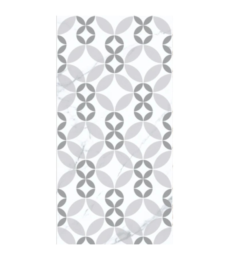 ceramic. Tile NORA GRAY GEOMETRIC MOTIF SERAMIKSAN 30*60