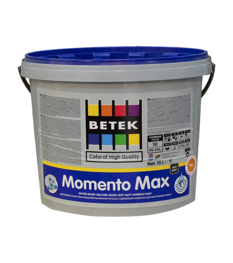 საღებავი Betek Momento MAX  RG4  15ლტ