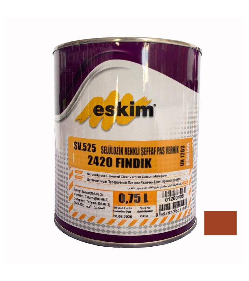 Varnish colored Eskim PAS Vernik (2420) Findik 0.75lt