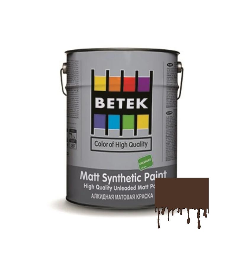 >საღებავი Betek Matt Synth. Paint  0.75ლტ  #07  D.Brown 