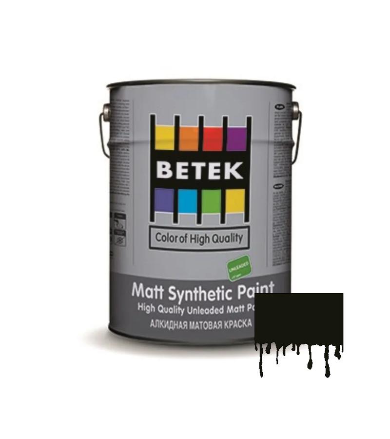 >საღებავი Betek Matt Synth. Paint   2.5ლტ   #25  Black შავი 