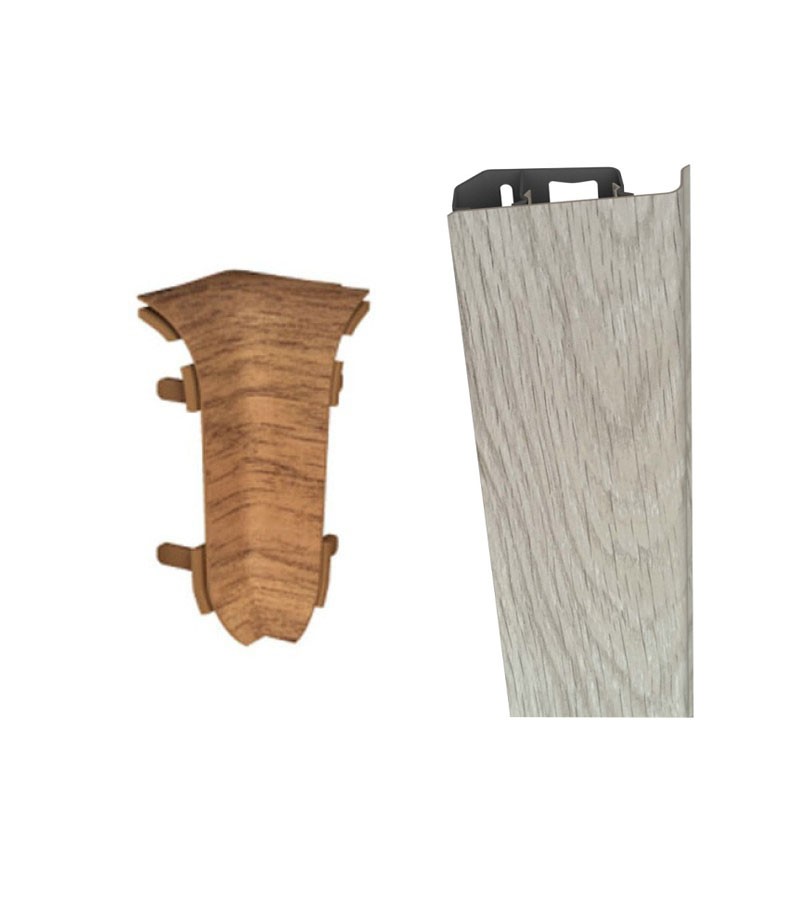 Плинтус внутренний угловой # 7013 Декопласт