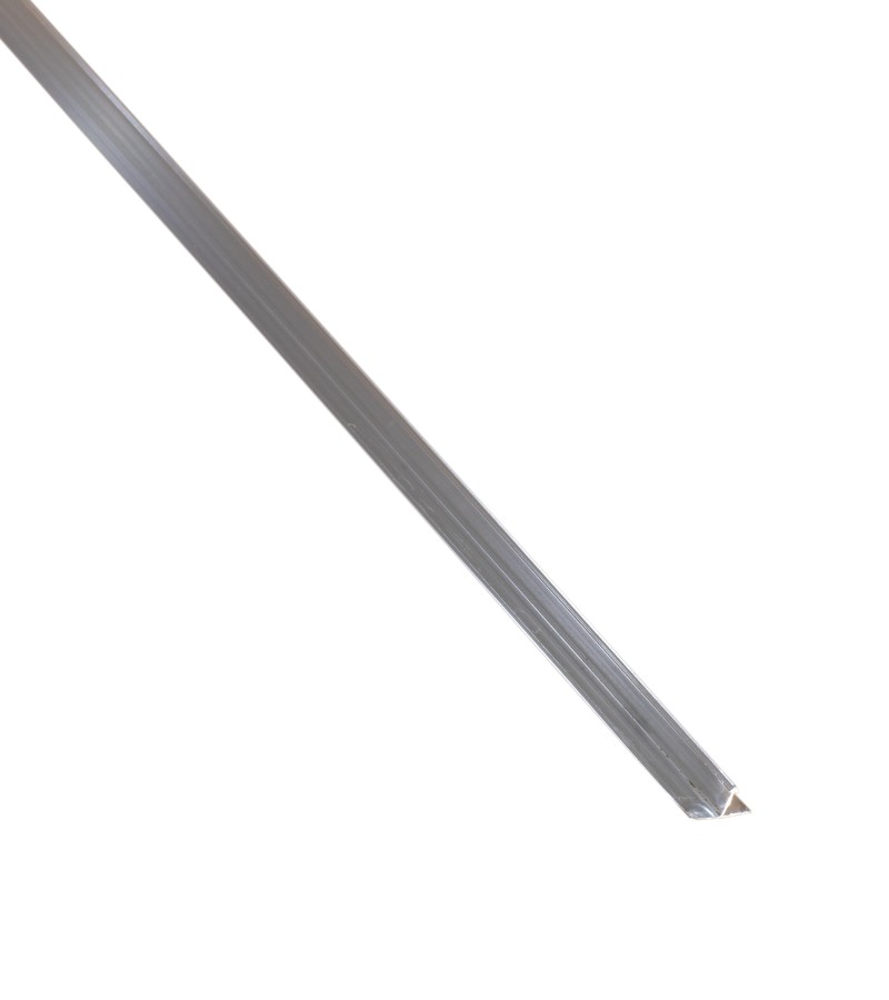 Aluminum angle T 20mm 2.7m glossy dark. SAMET