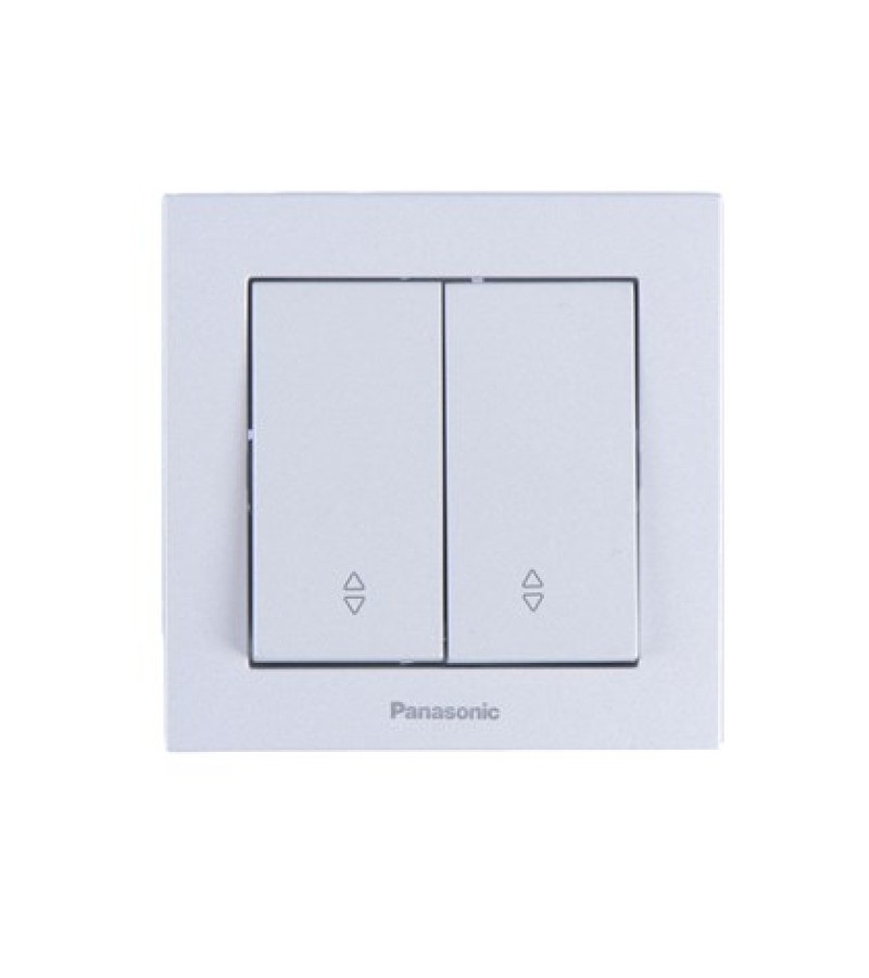 გადამრთველის მექანიზმი რევერსი  2-ნი  KARRE PLUS SILVER   WKTT00112SL-EU1  Panasonic