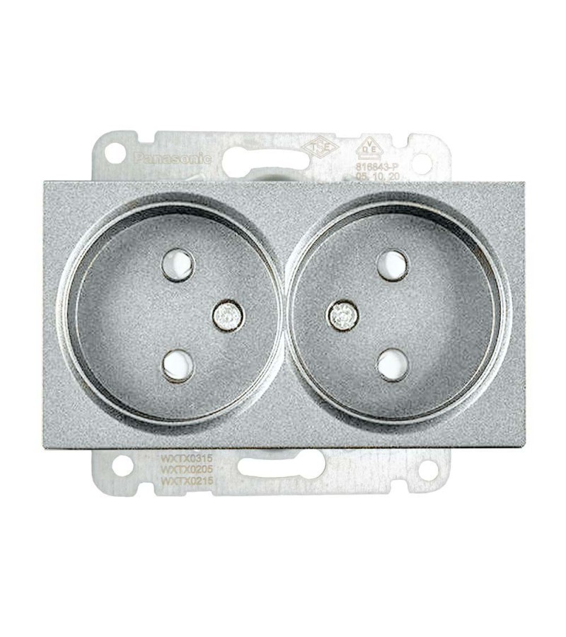 Rosette Mechanism 2 KARRE PLUS SILVER WKTT02042SL-EU1 Panasonic