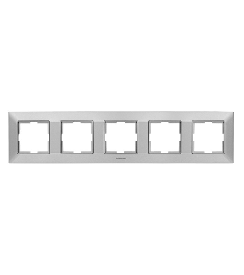Switch-rosette edge Arkadia Slim 5 pieces SILVER WNTF08052SL-EU1 Panasonic