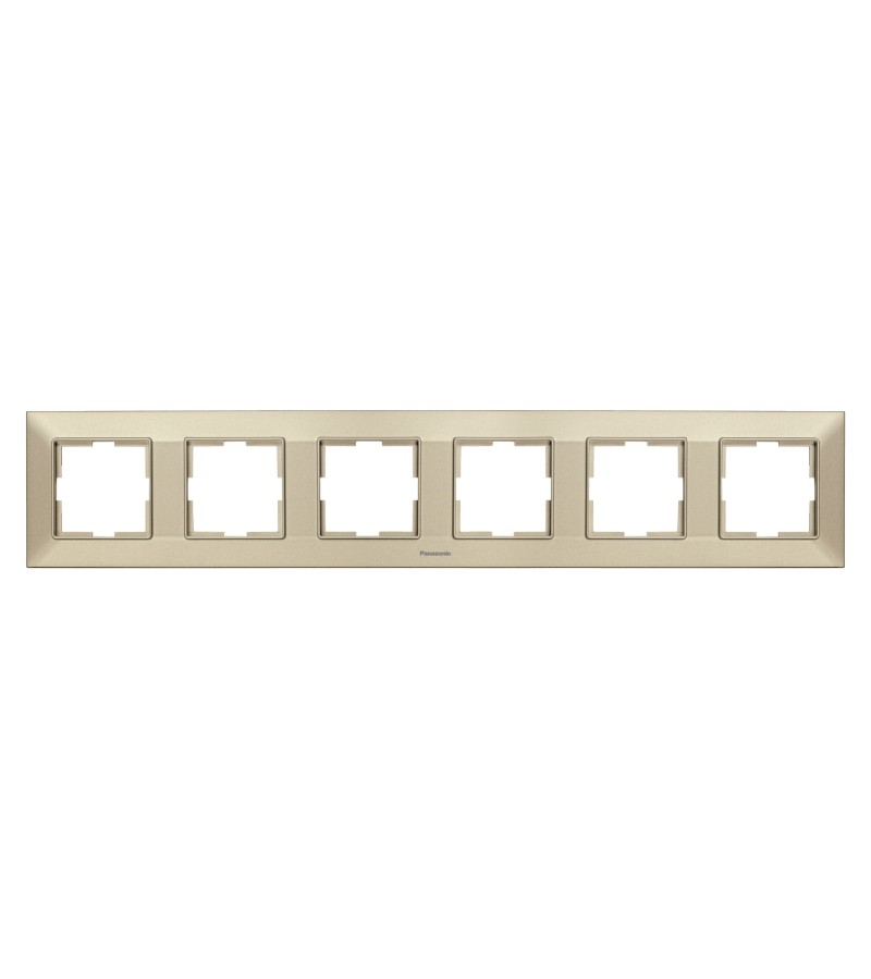 ჩამრთველ-როზეტის კანტი  Arkadia Slim 6-ნი  BRONZ  WNTF08062BR-EU1 Panasonic