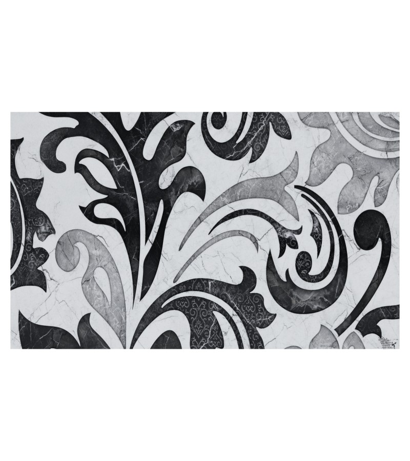 ceramic. Tile ELEGANT DAMASK BLACK DECOR A N K A 30*60