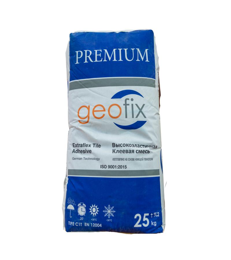 >ფისოვანი ცემენტი  25კგ  GeoFix Premium 