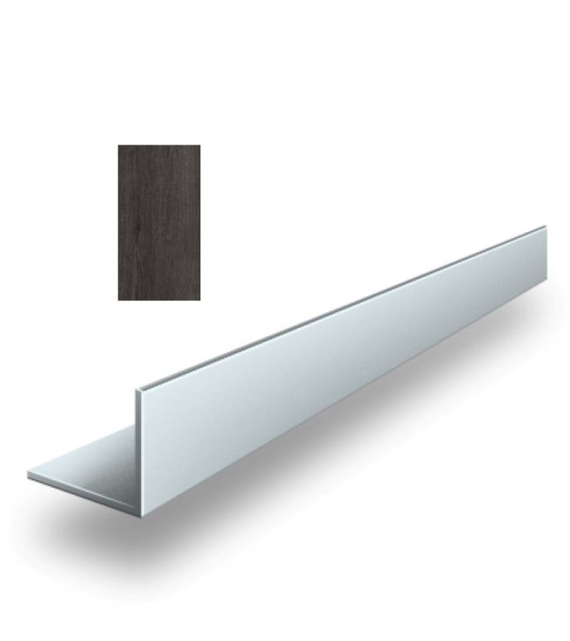 Aluminum corner 30mm 2.7m color. WENGE bitter. PROPLAST