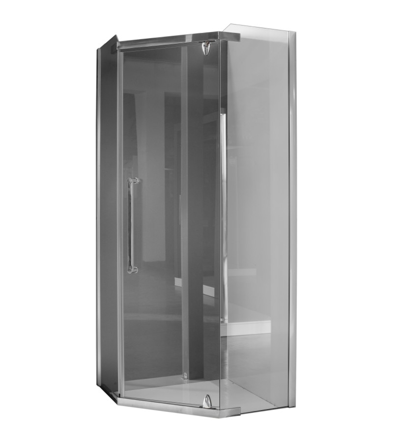 საშხაპე კაბინის შავი კანტი  A-65-8  ზომა   80*80*195 სმ    5*6 სმ  Aokelya