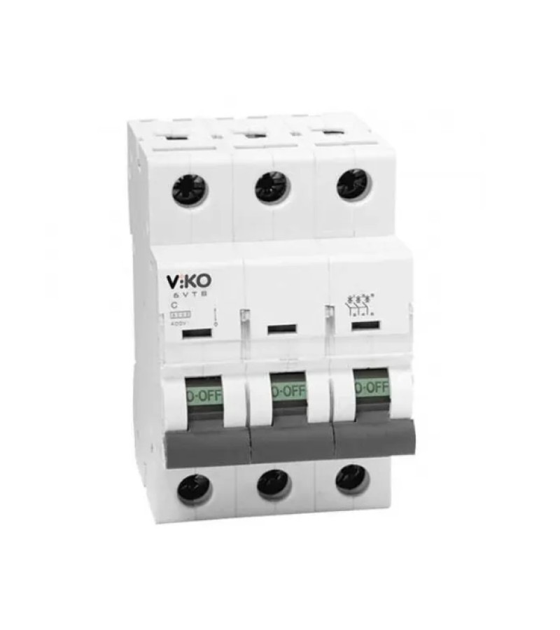 ელექტრო დამცველი  3*50A C  4.5 kA   6VTB-3C50  VIKO