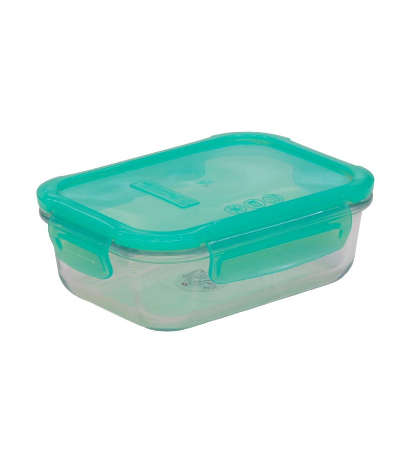 მინის კონტეინერი  #530176  თავსახურით    მწარ. BORNER