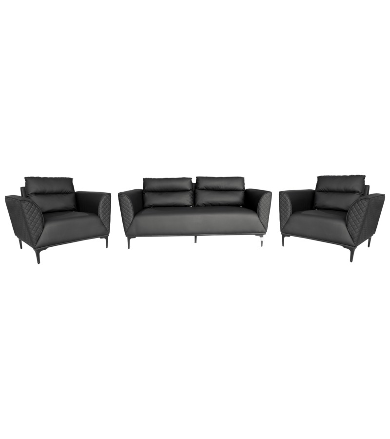 Sofa 3+1+1 FSSY-209 BLACK (180*80*85 + 88*80*85)