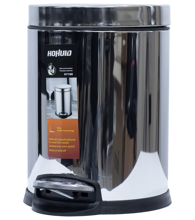 სანაგვე ურნა  KEMU-H505  CROME 5ლ