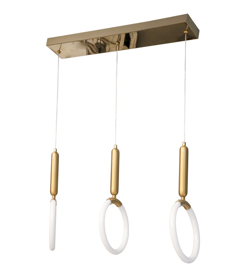 ჭაღი  LED   GZFM-6036-3C / GOLD  36W  (4000K)